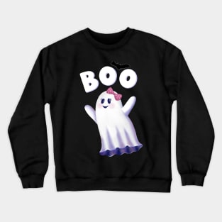 Ghost Girl says Boo Crewneck Sweatshirt